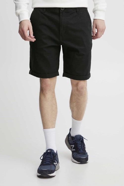 Linen Shorts - Black - TeeShoppen Group™ - Shorts - Blend