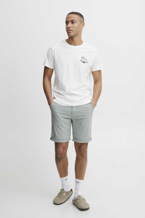 Linen Shorts - Jadeite - TeeShoppen Group™ - Shorts - Blend