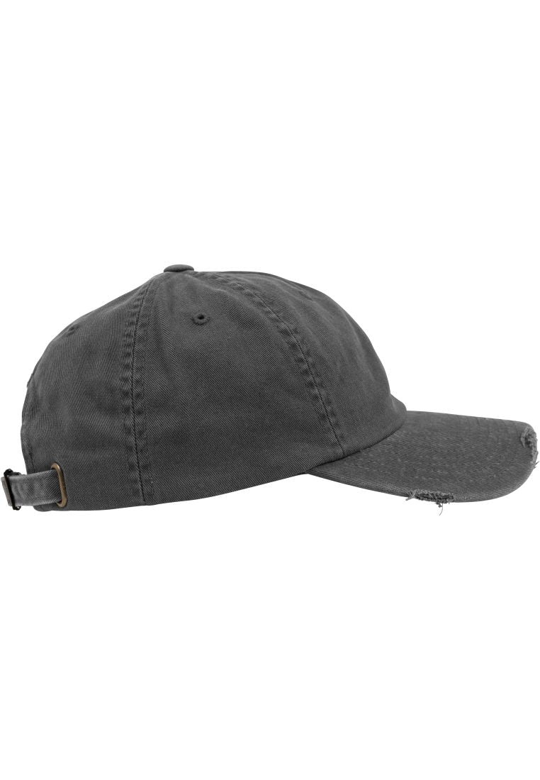 Low Profile Destroyed Cap - Dark Grey