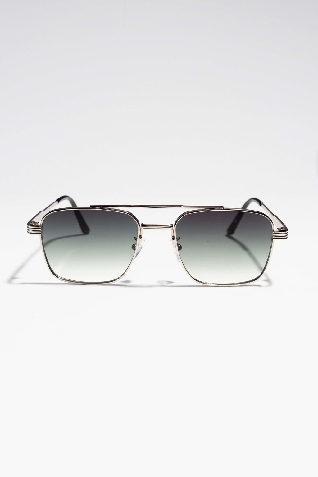 "Mason" akiniai nuo saulės - sidabriniai/žali