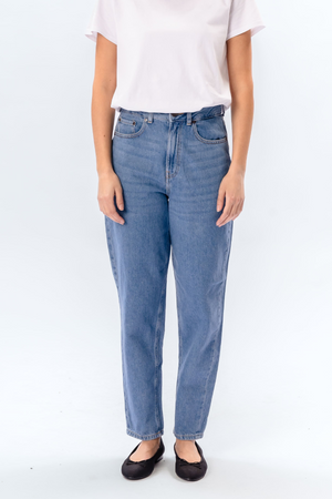 The Original Performance Mom Jeans - Light Blue Denim