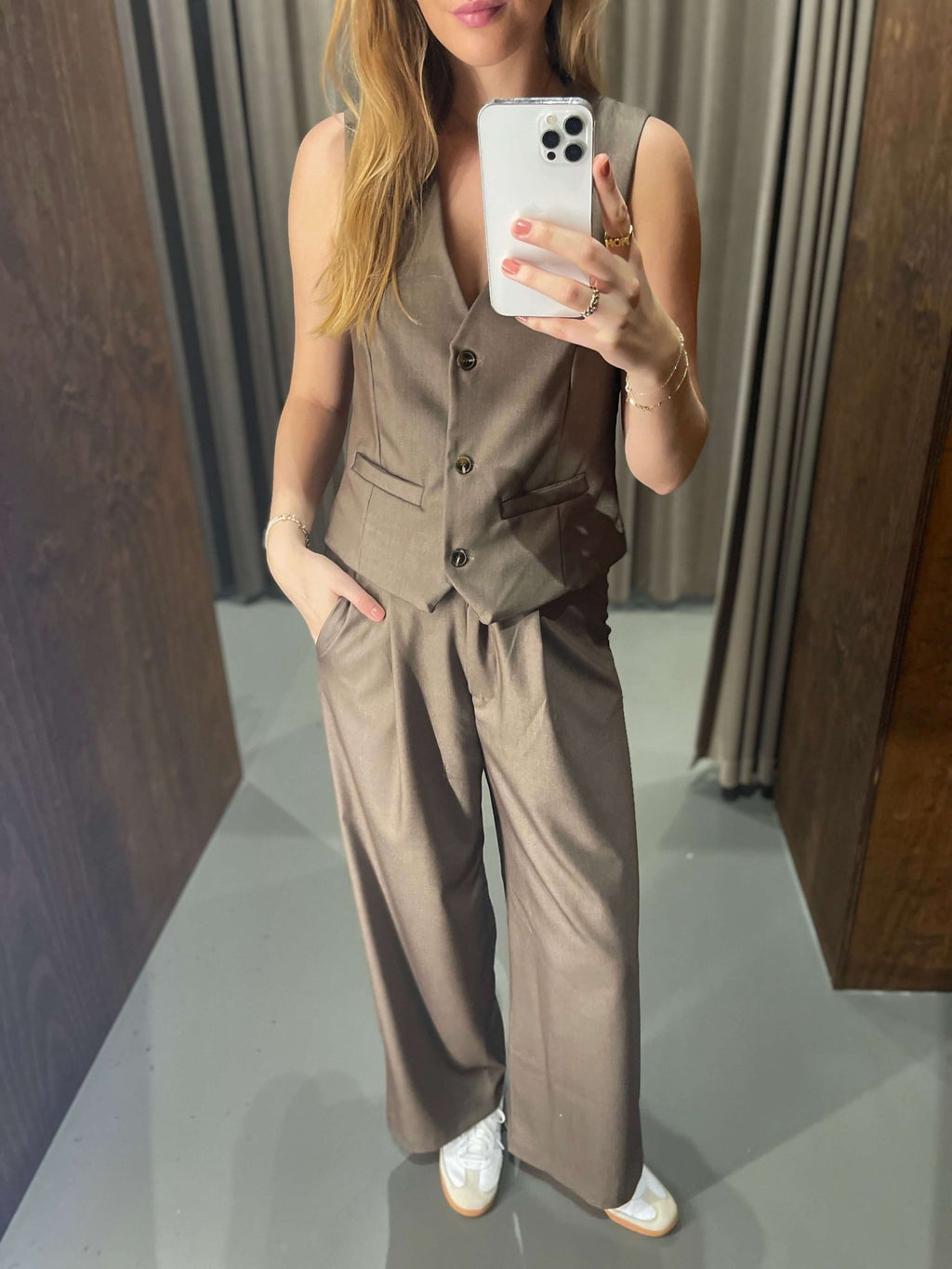 Nadia Pants - Taupe