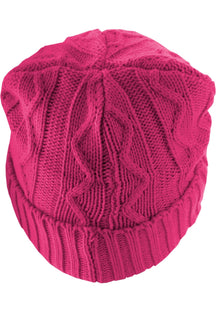 Kitas Kepurė "Beanie Cable Flap" - Magenta