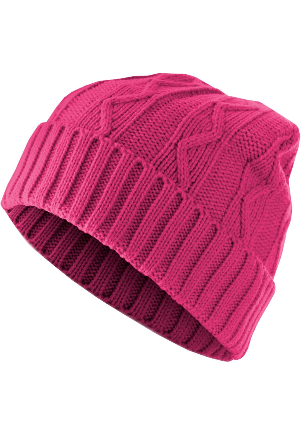 Kitas Kepurė "Beanie Cable Flap" - Magenta