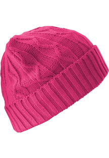 Kitas Kepurė "Beanie Cable Flap" - Magenta