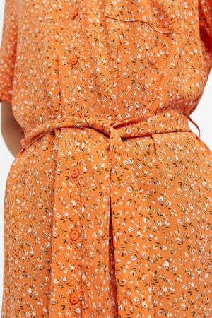 „Ema Elise“ marškinių suknelė - rudens saulėlydis