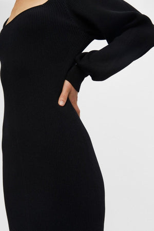 Agnes Knit Dress - Black