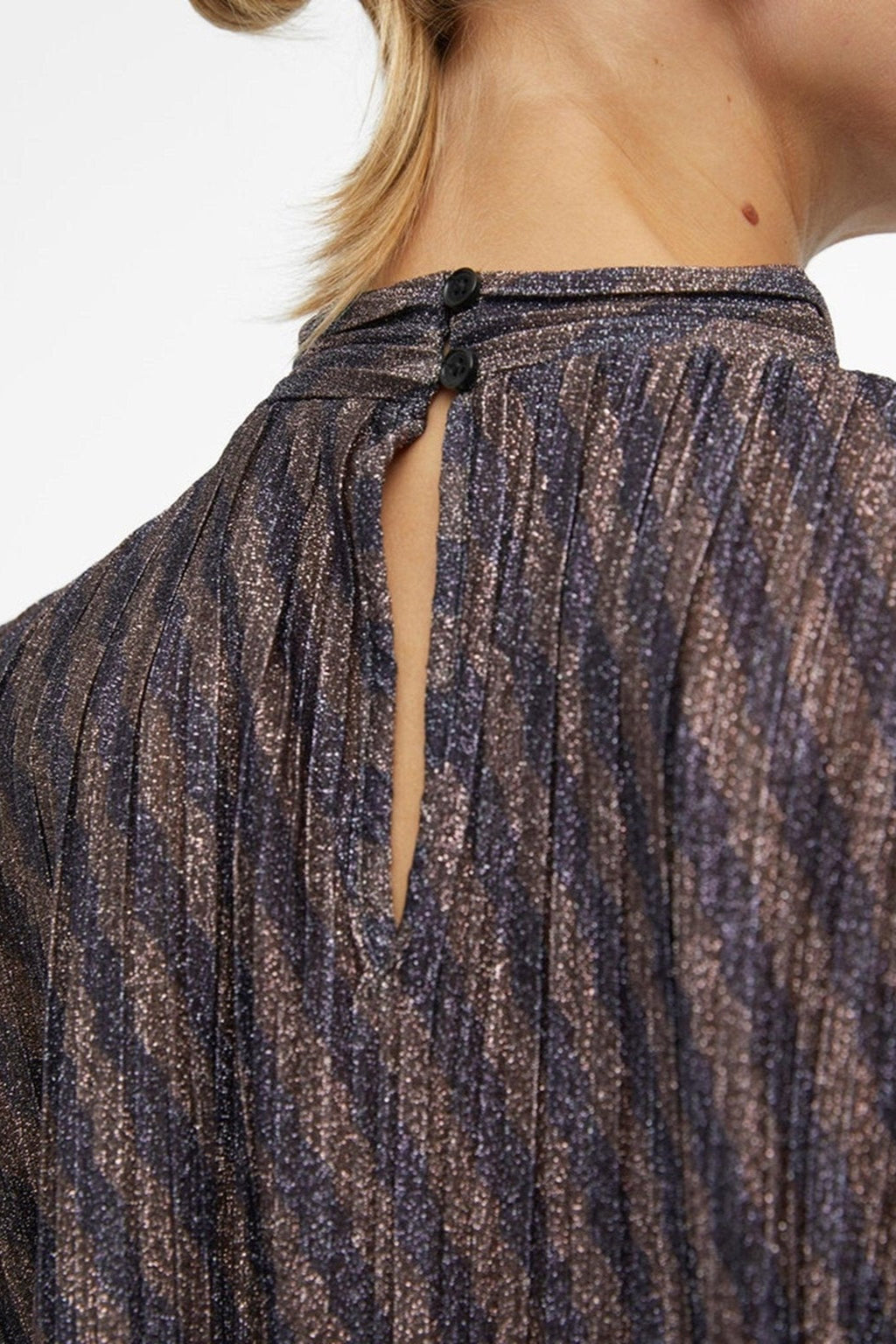 Lux Langærmet Bluse - Sort