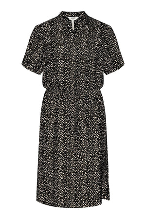 Seline Midi Kjole - Sort