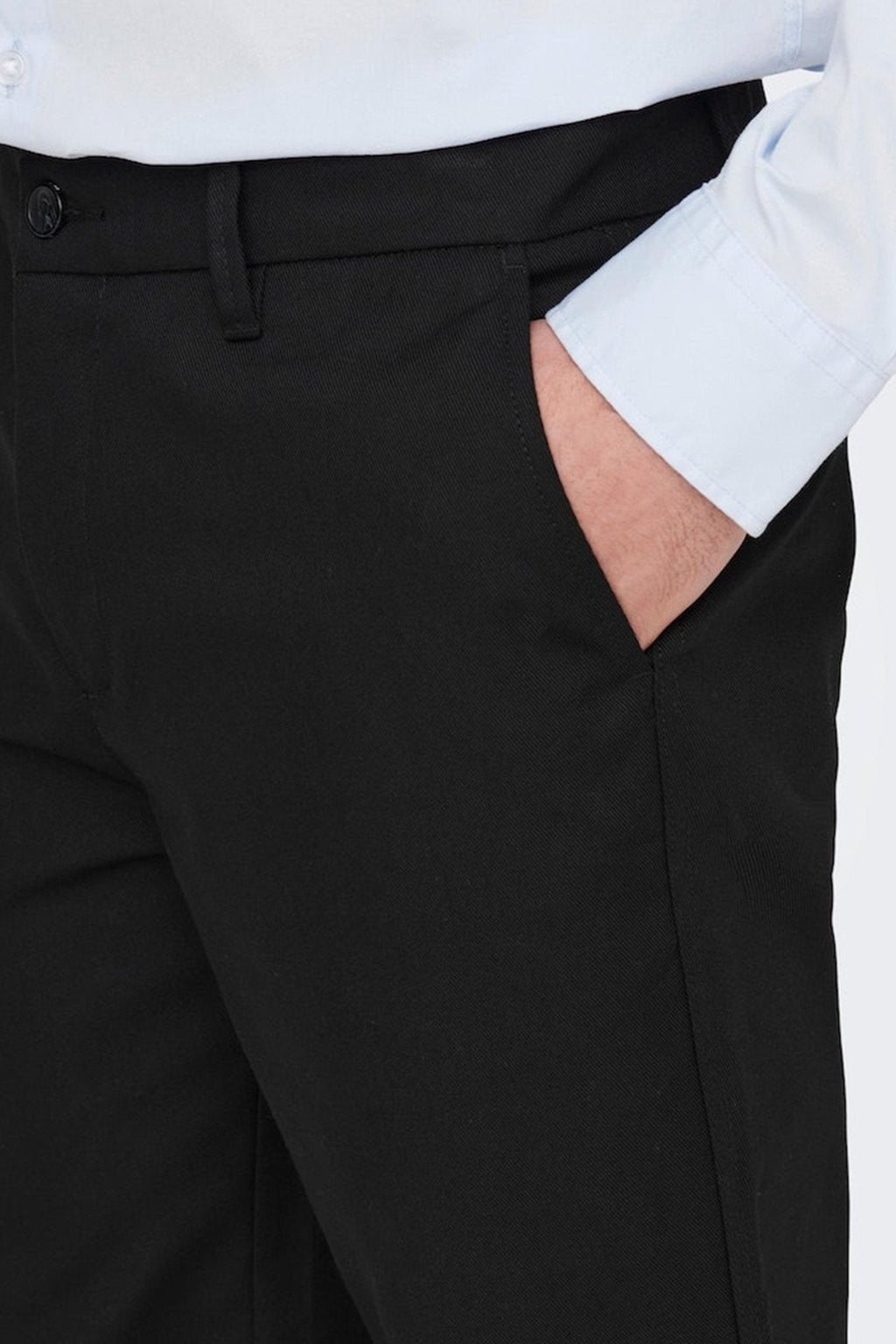 Edge Chino Bukser - Sort