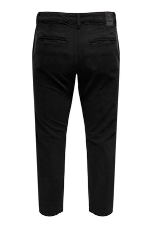 Avi Beam Chino Twill Pants - juoda
