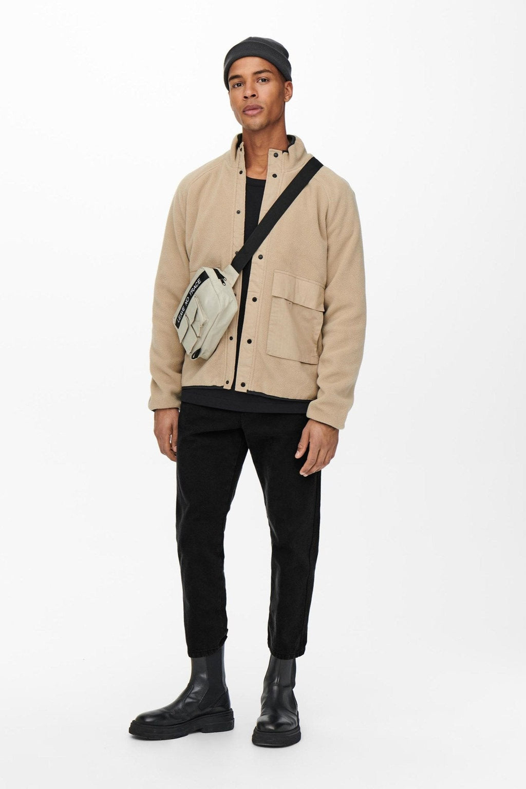 Avi Beam Chino Twill Pants - juoda