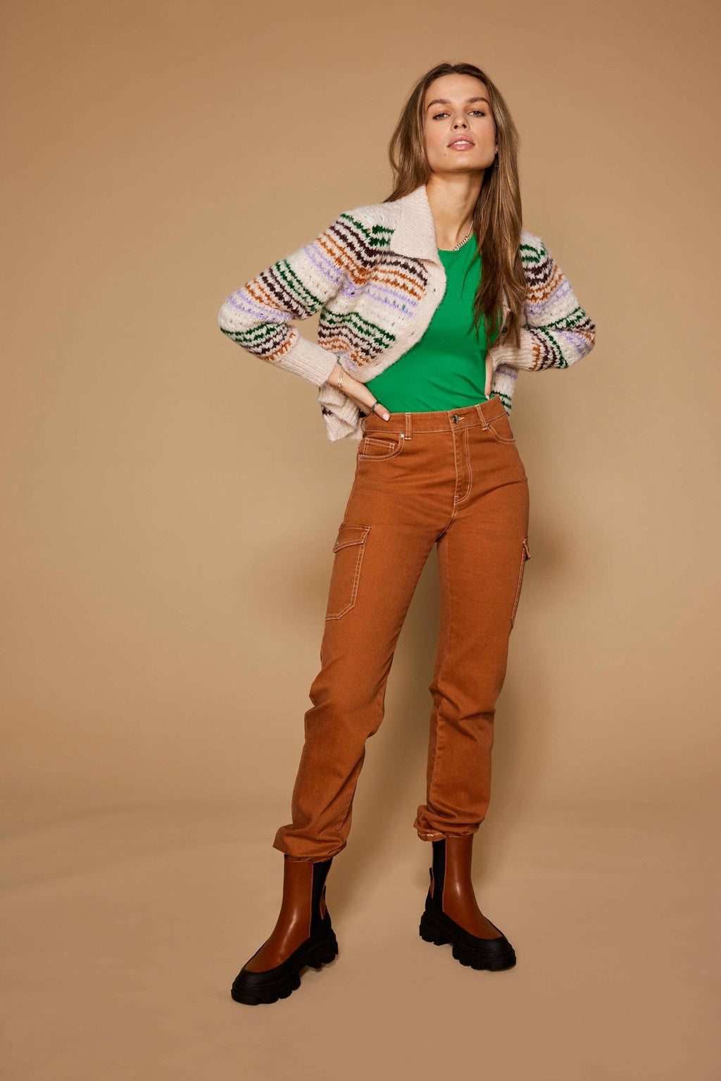 „Emily Cargo Bukser“ - argano aliejus