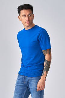 Ekologiškas Basic Marškinėliai - mėlyni