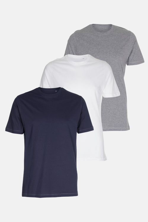 Organic Basic T - Shirts - Package Deal (3 pcs.) (FB.O) - TeeShoppen Group™ - TeeShoppen