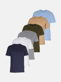 Ekologiškas Basic Marškinėliai - paketas 6 vnt. (el. paštu)