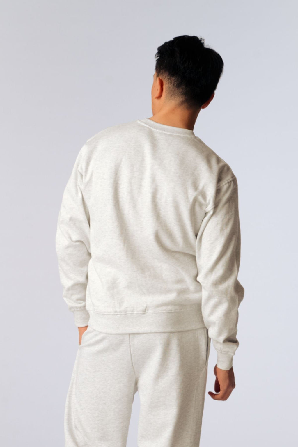 Originalus megztinis - šviesiai pilka