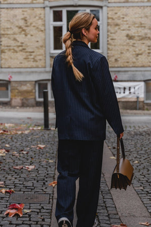 Oversized Suit (Navy Pinstripe) - Package Deal (V.I.P)