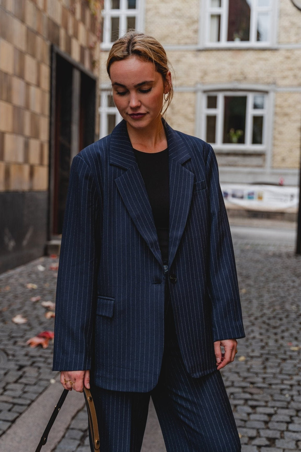 Oversized Suit (Navy Pinstripe) - Package Deal (V.I.P)