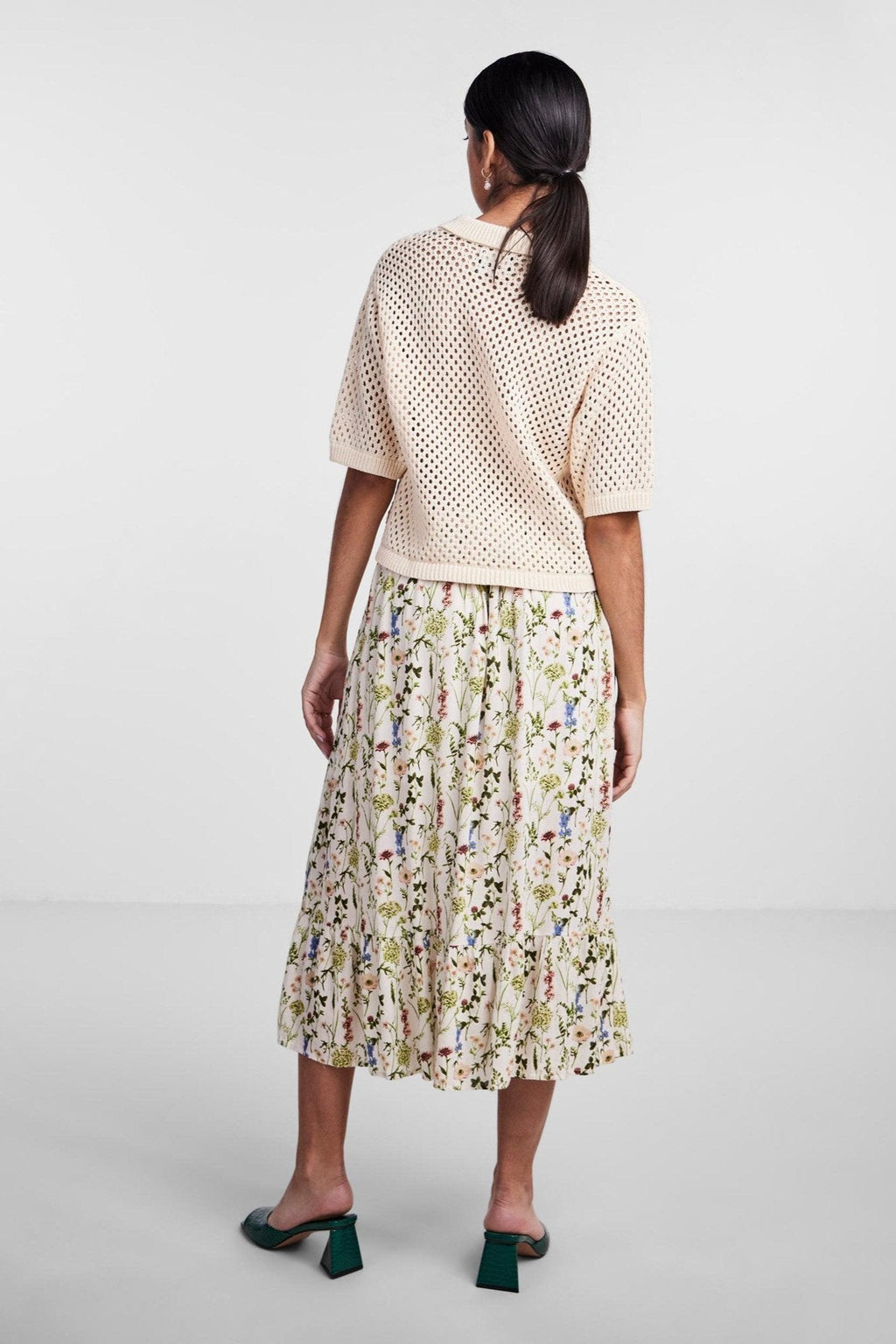 Laya megzti polo - balti dūmai