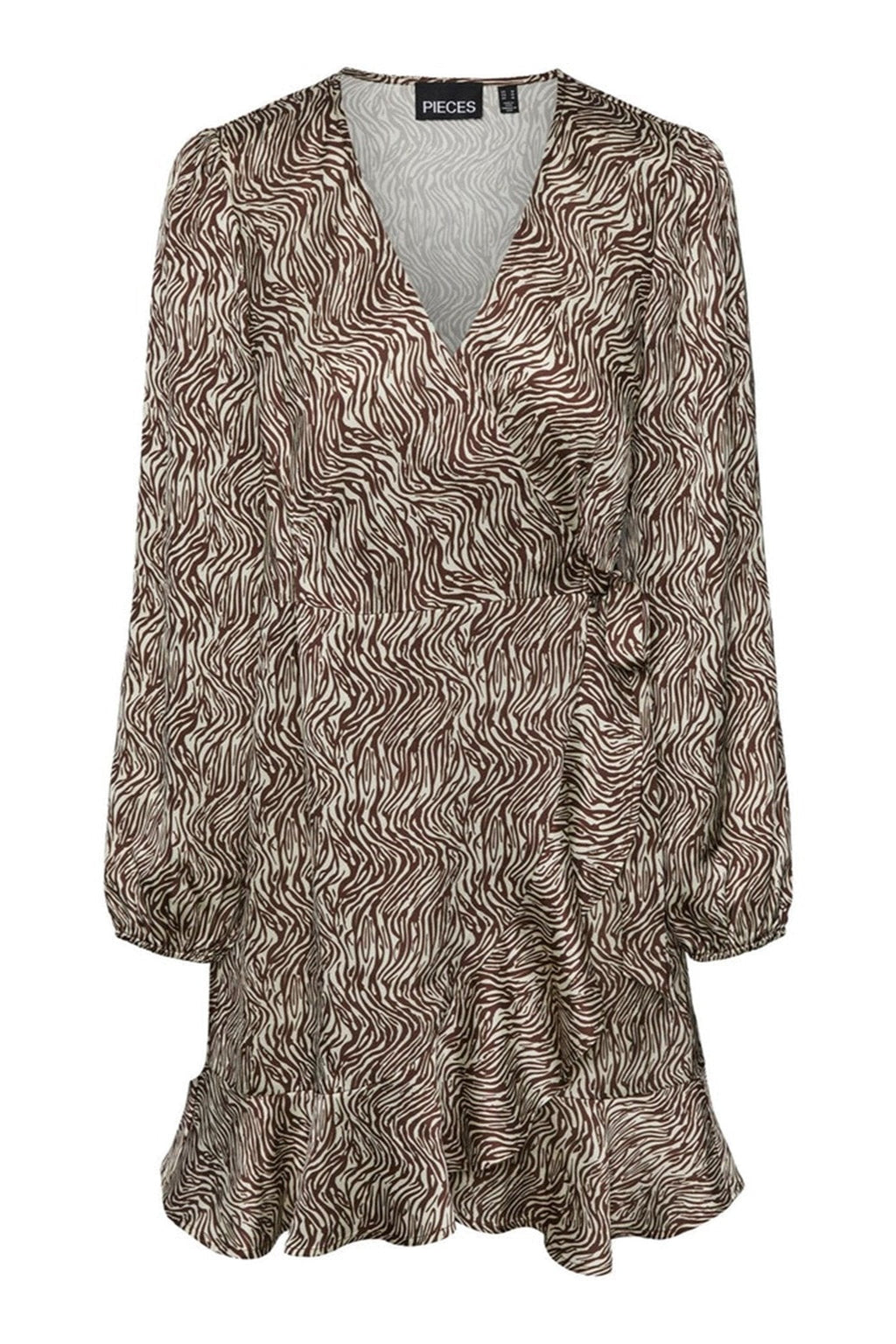 Juliet Wrap Kjole - Chicory Coffee