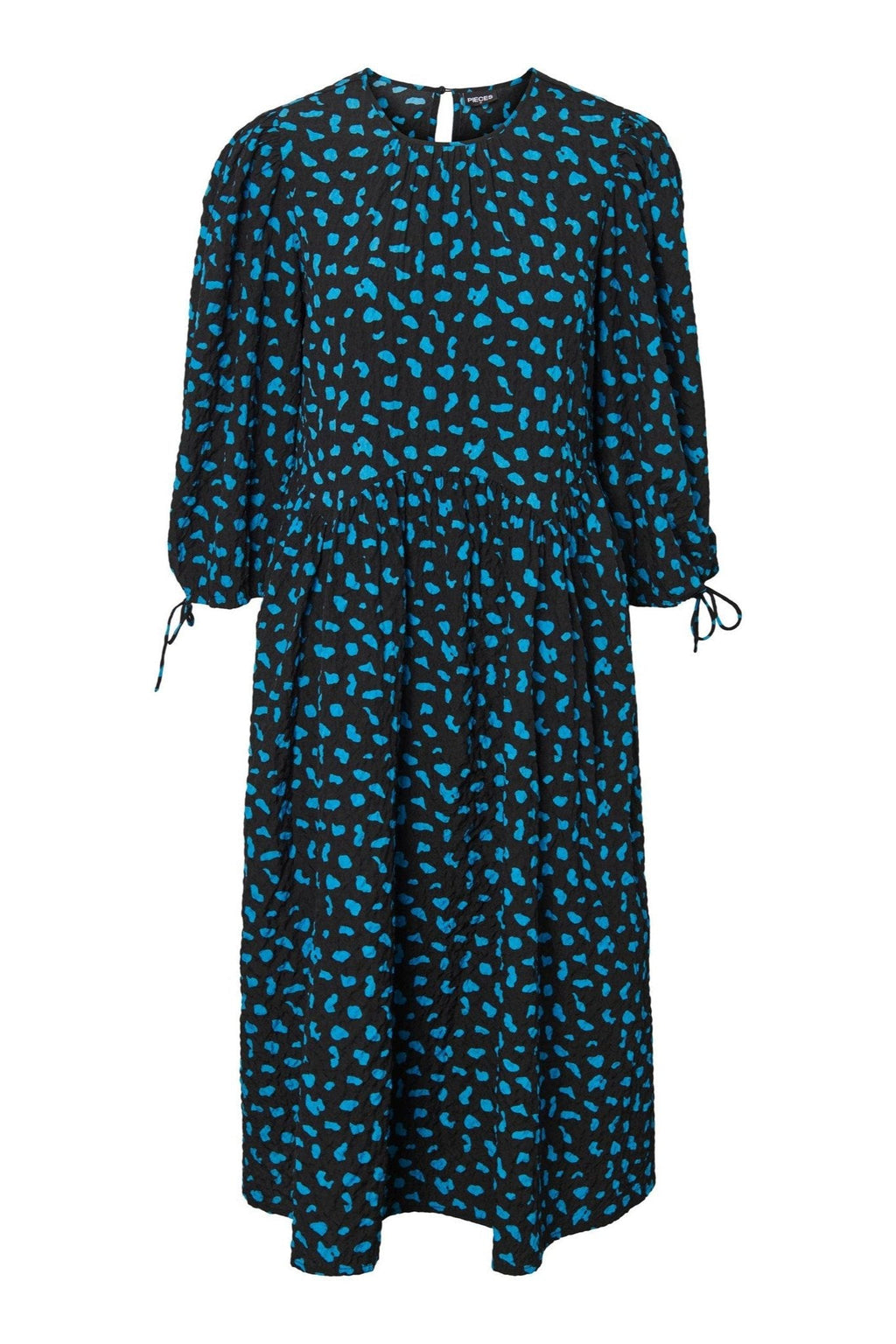 Anemone midi kjole - mėlynasis asteris