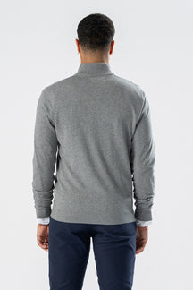 Pullover Half Zip - Grey Melange
