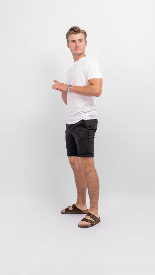 Chino Shorts - Sort - TeeShoppen - Sort