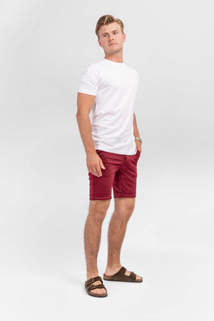 Chino Shorts - Burgundija