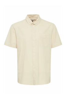 Lininiai marškiniai trumpomis rankovėmis - Oyster Gray