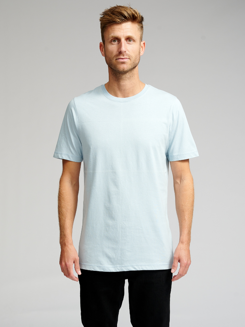 Organic Basic T-shirt - Light Blue