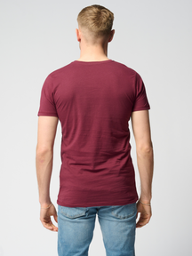 Muscle T-shirt - Burgundy Red