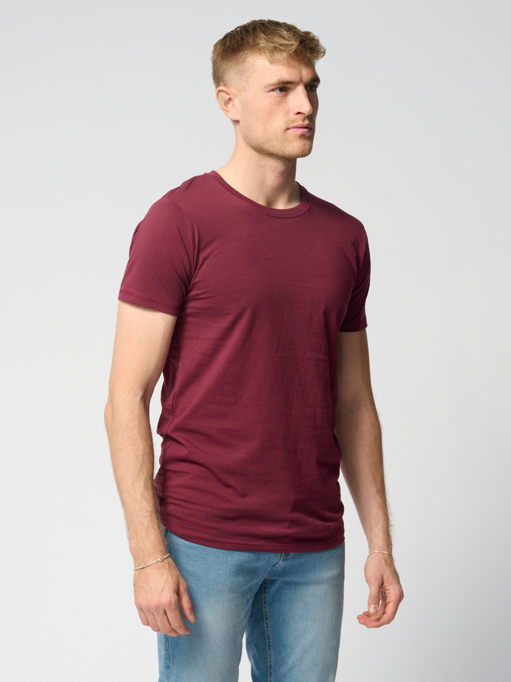 Muscle T-shirt - Burgundy Red