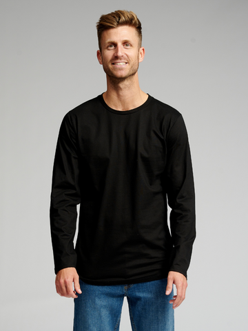 Basic Long-sleeved T-shirt - Black