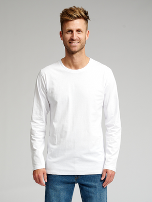 Basic Long-sleeved T-shirt - White