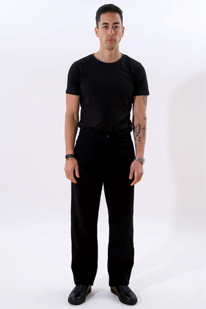 Straight Cotton Chino – juoda