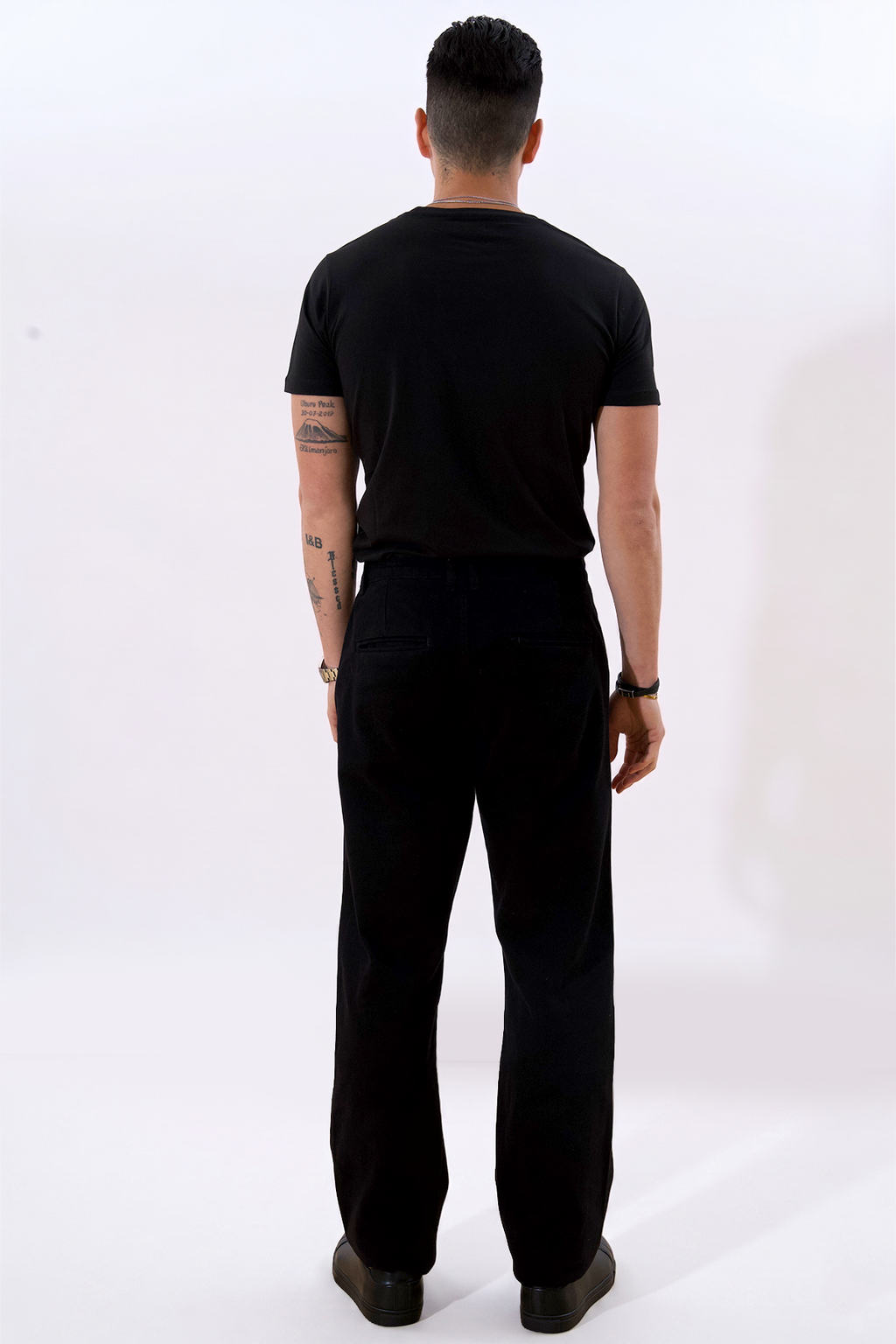 Straight Cotton Chino – juoda