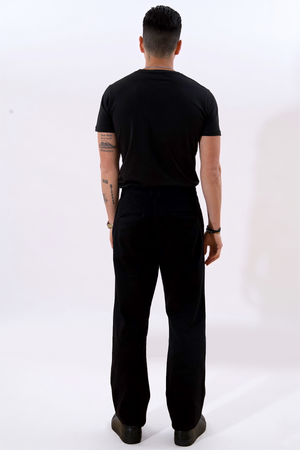 Straight Cotton Chino – juoda