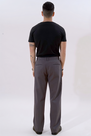 Straight Cotton Chino – pilka