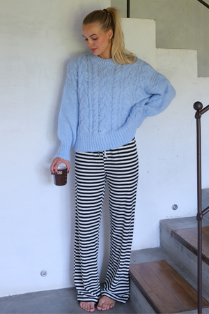 Stripped Pants - Blue