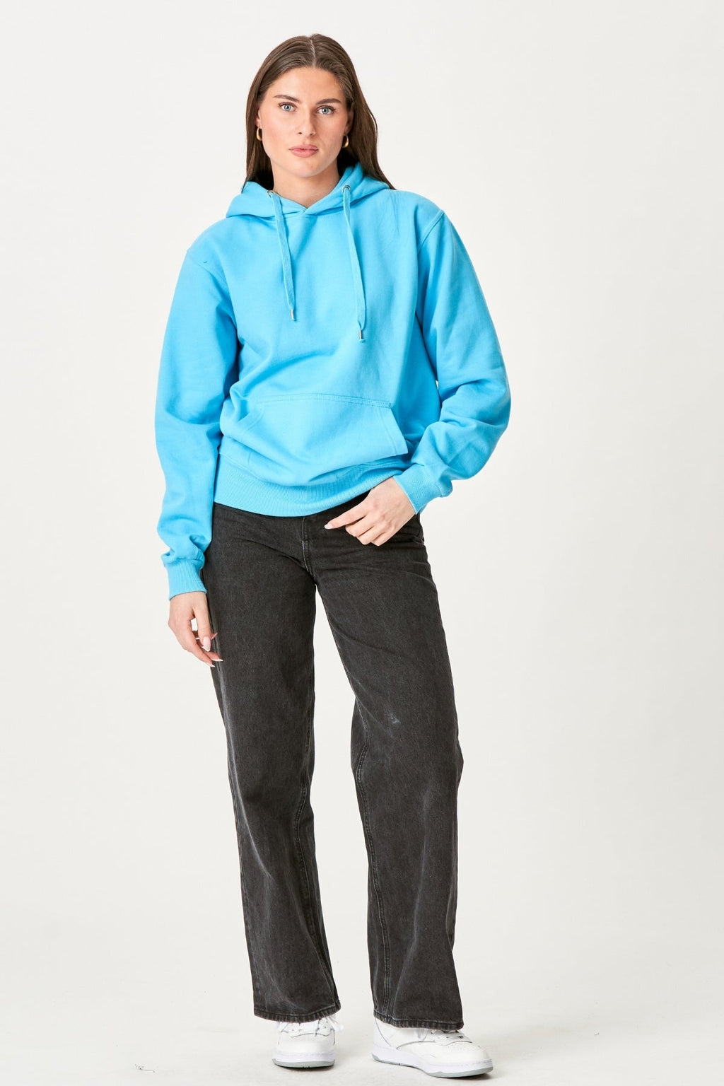 Oversized Hoodie - Turquoise Blue