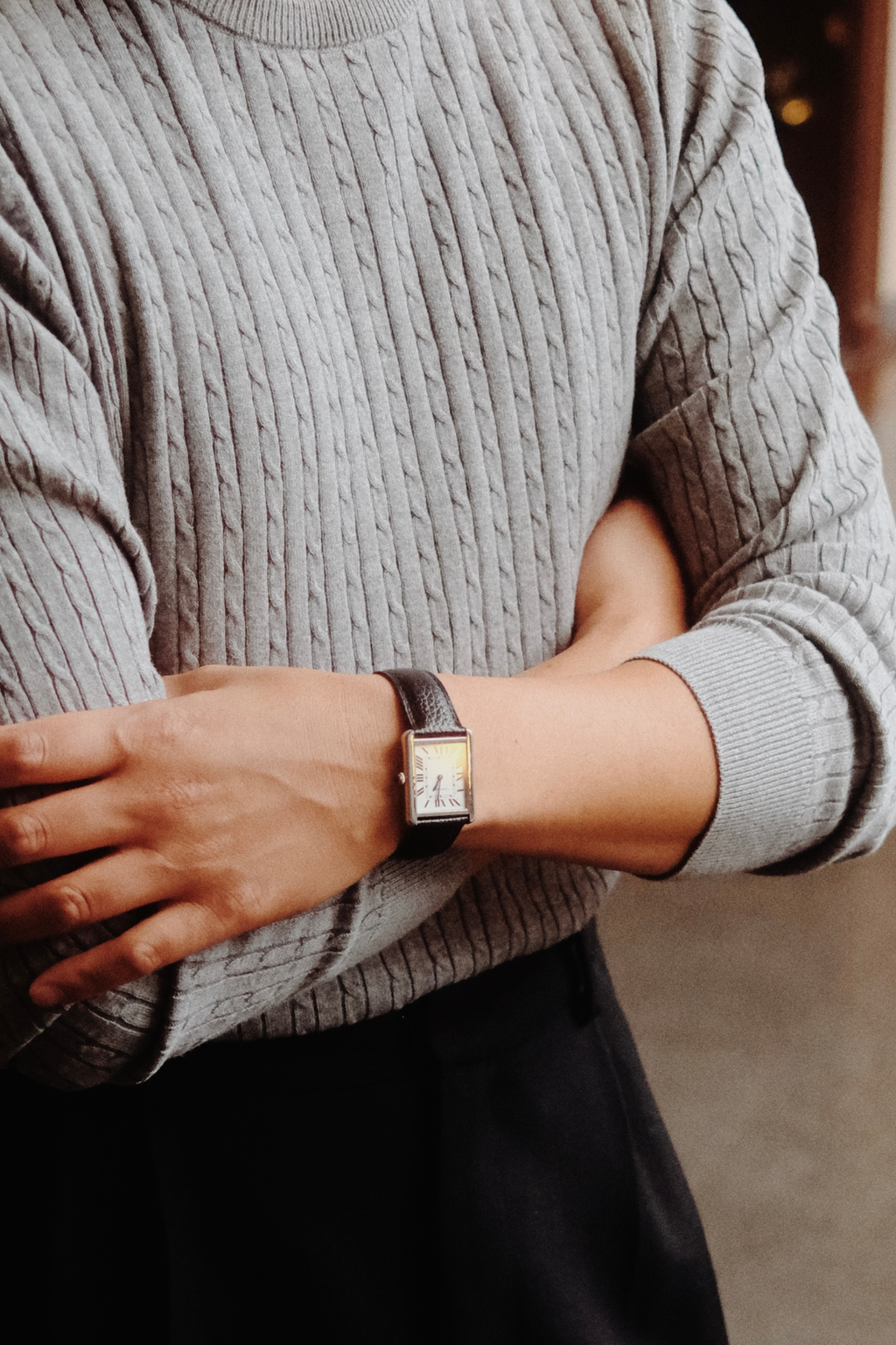 Megztinis megztinis - pilkas melanžas