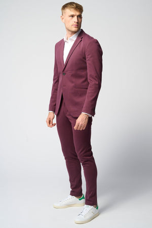 The Original Performance Suit™️ (Burgundy) + Tie - Package Deal