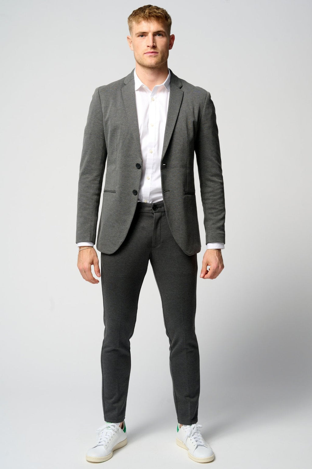 The Original Performance Suit™️ (Dark Grey) + Shirt & Tie - Package Deal