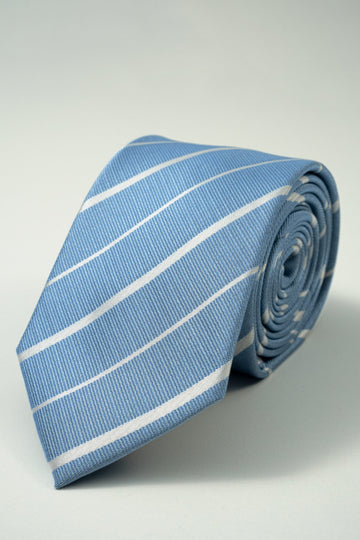 Kaklaraištis - Šviesiai mėlynas dryžuotas