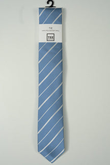 Kaklaraištis - Šviesiai mėlynas dryžuotas