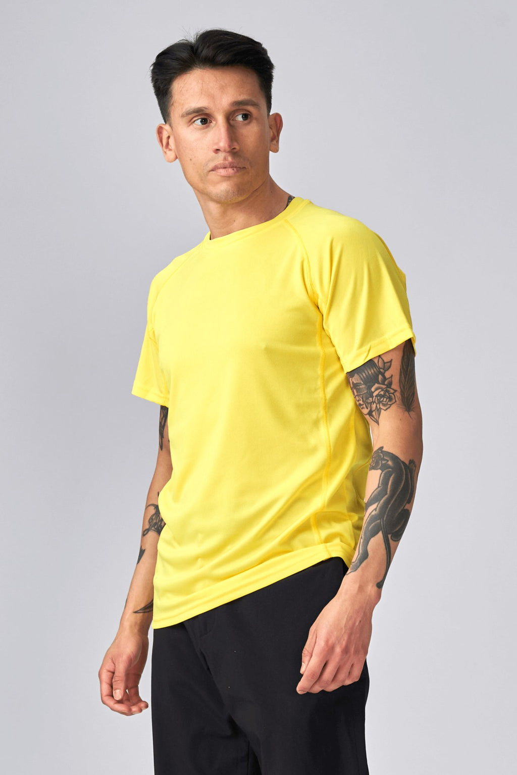 Treniruotės marškinėliai - geltoni