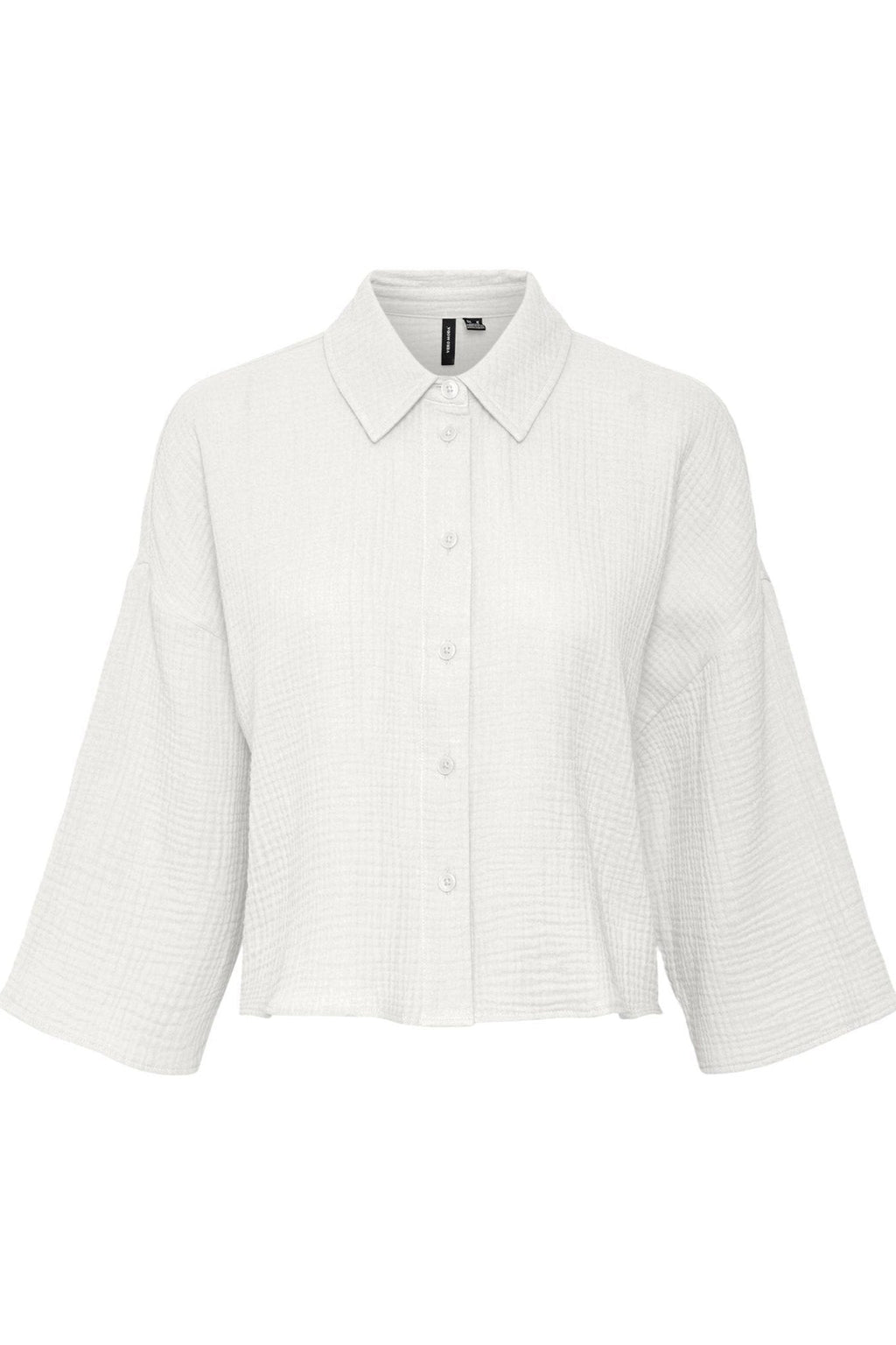 Natali pasėlių marškinėliai - sniego balta