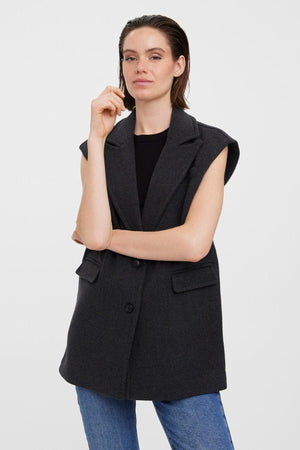 Edna liemenė - tamsiai pilka melange