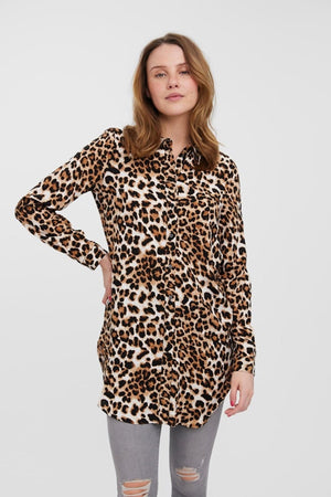 Lengvi ilgi marškiniai - įdegis